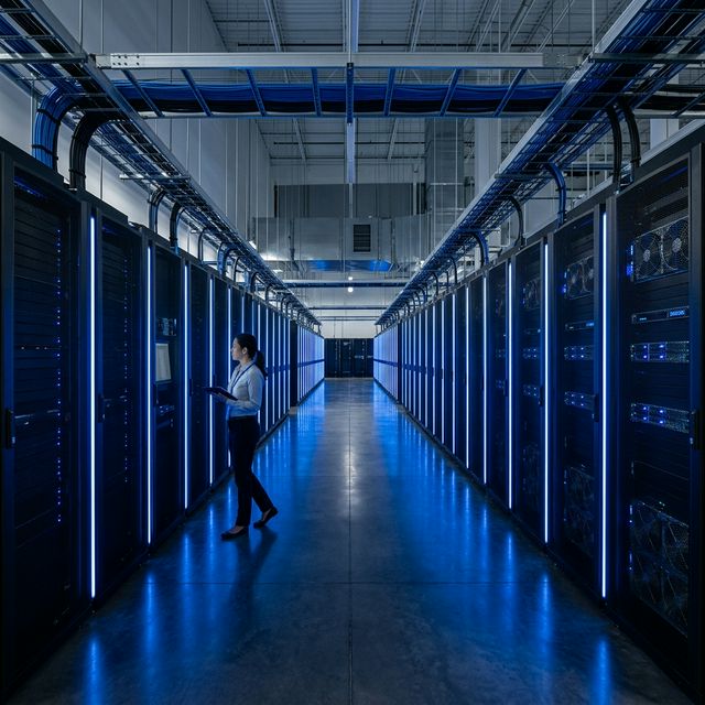 Enterprise server infrastructure in a professional data centre