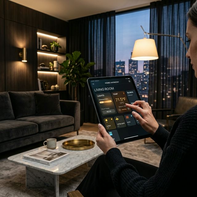 Smart home technology with connected devices and home IT support